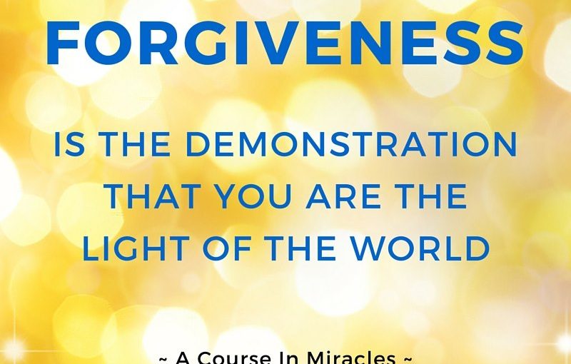 Thoughts on Forgiveness